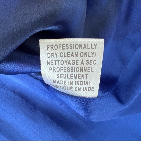 Parker Blue Silk Beaded and Embroidered Top Size Medium Flapper Elegant Formal - Picture 8 of 8